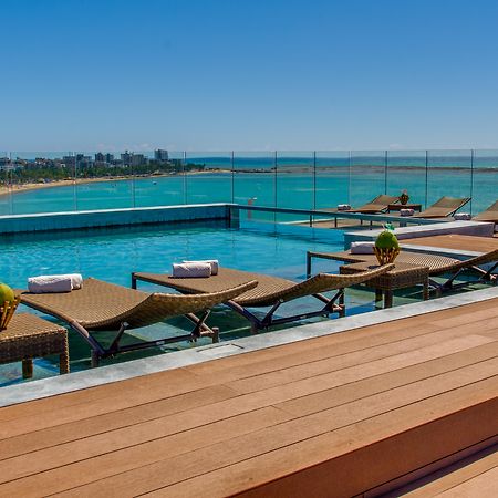 Meridiano Hotel Maceio  Ngoại thất bức ảnh The pool at the rooftop