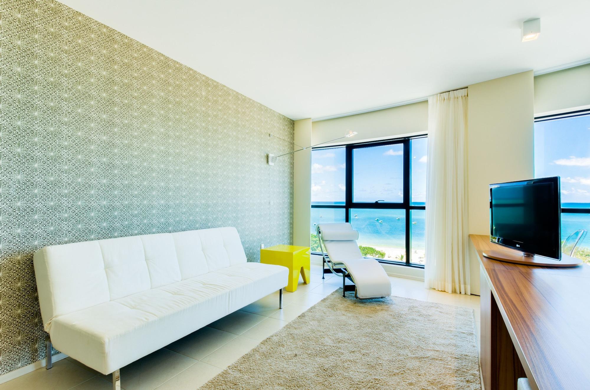 Meridiano Hotel Maceio  Ngoại thất bức ảnh A living room with a sofa bed